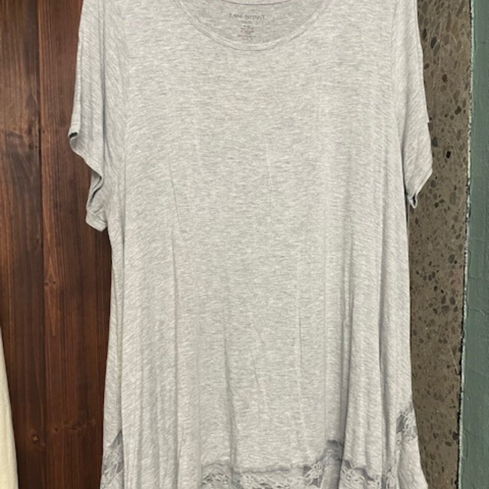 Lane Bryant Tshirt with lace